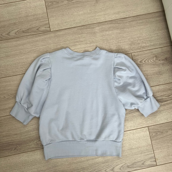 Frame Denim Tops - FRAME shared elbow sleeve crewneck